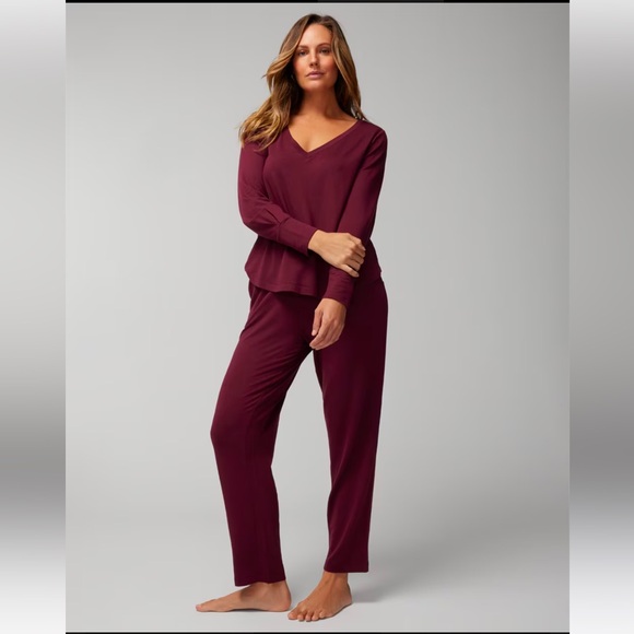 Soma Sunday Long-Sleeve V-Neck Set - Picture 2 of 15